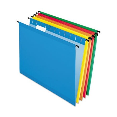 Tops Business Forms Pendaflex, SUREHOOK HANGING FOLDERS, LEGAL SIZE, 1/5-CUT TAB, ASSORTED, 20PK 615315ASST